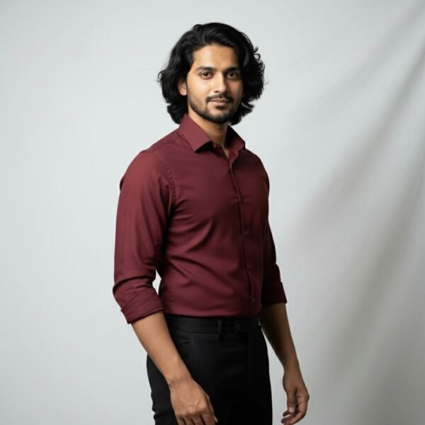 MAROON PREMIUM FORMAL SHIRT